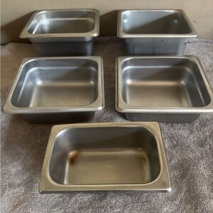 Heavy duty stackable food pan table catering dish for buffet